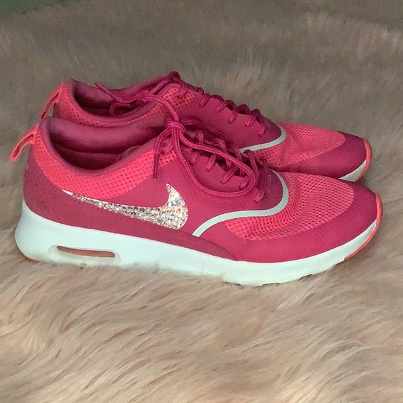 Nike Air Max Thea with Swarovski crystals. Sz 7.5 - Picture 8 of 16